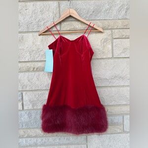 Johnny Wujek Red Strapless Dress Jr Size 3 Costume Party Holiday